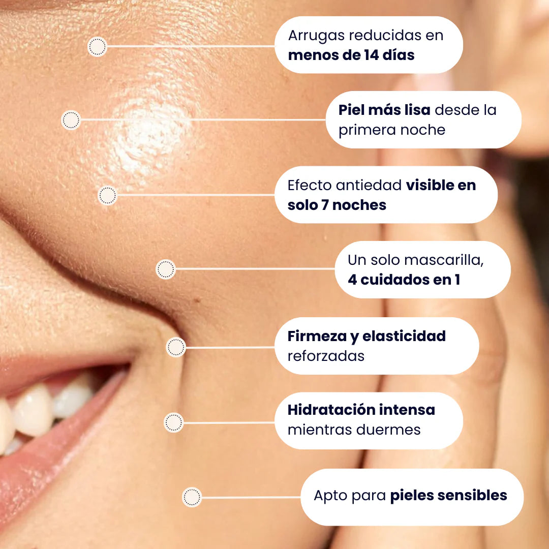 Mascarilla Facial Coreana con Cúrcuma y Colágeno