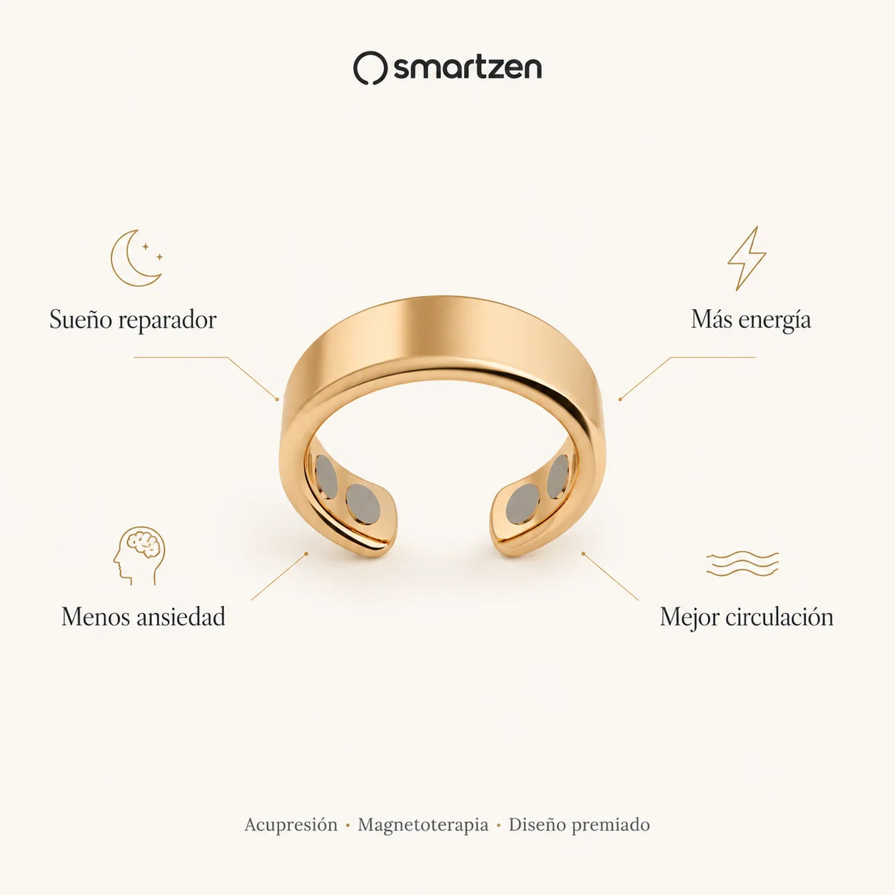 Anillo Magnético Saludable Smartzen