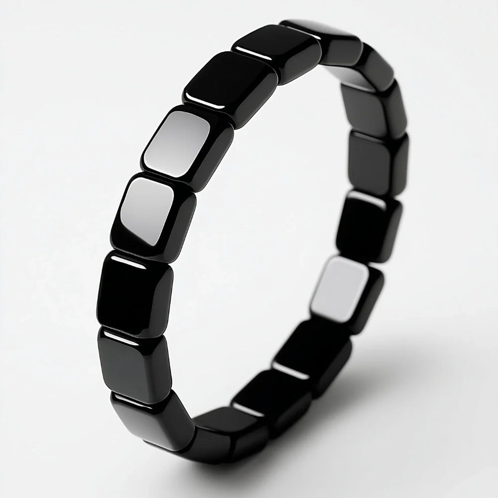 Pulsera Magnética de Hematita Smartzen