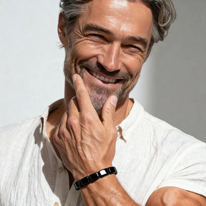 Pulsera Magnética de Hematita Smartzen