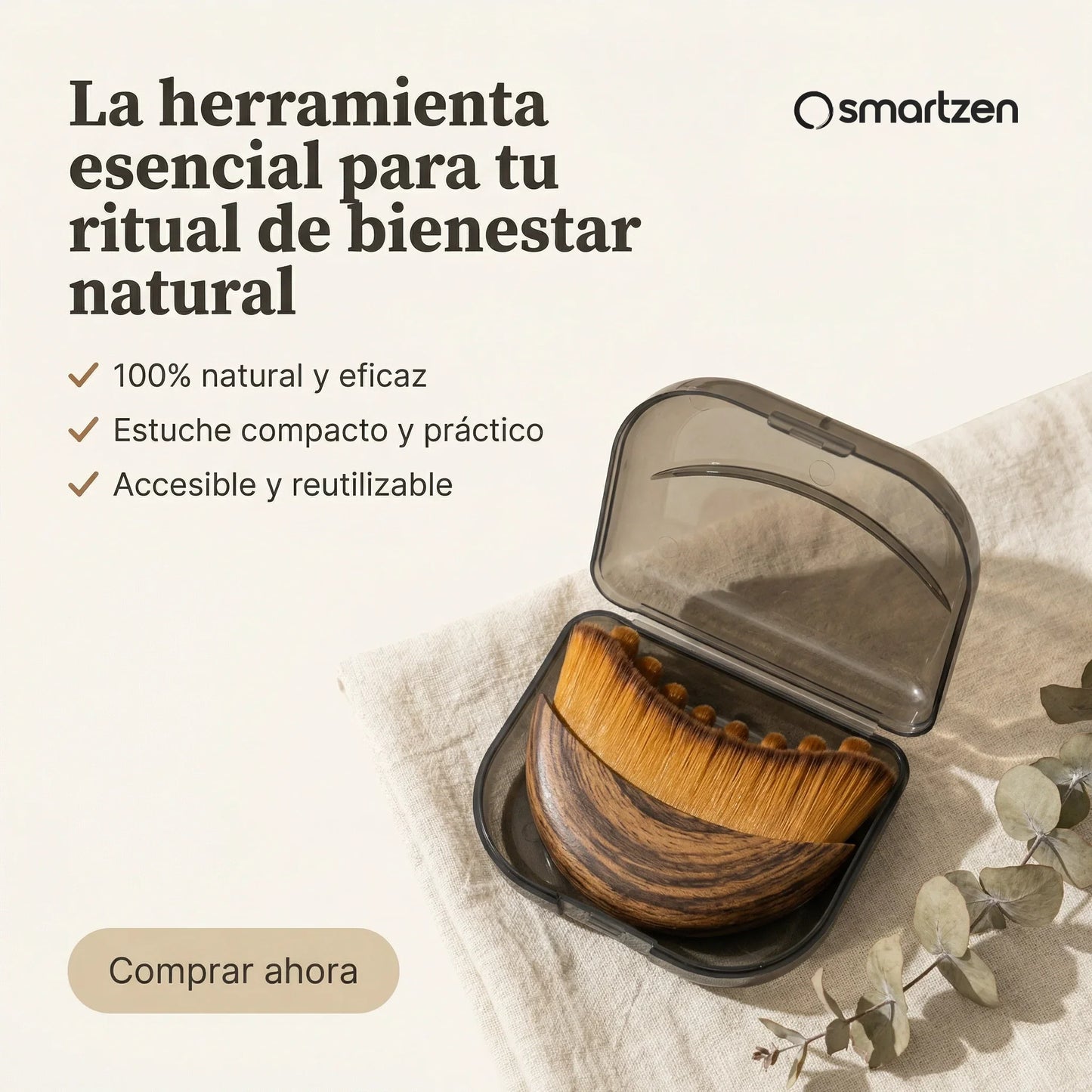 Cepillo de Masaje Linfático Facial Smartzen