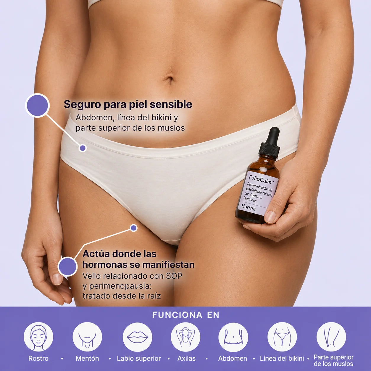 FolioCalm™ - Serum con Cyperus Rotundus