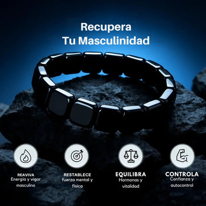 Pulsera Magnética de Hematita Smartzen